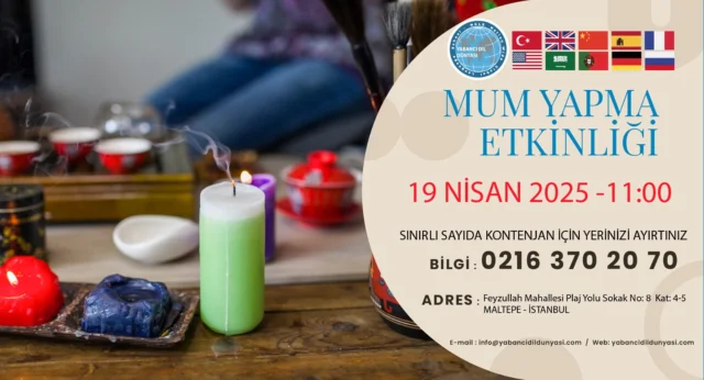 Mum Yapma Etkinliği başlıyor 🕯️ 🕯️ 🕯️ 🕯️ 
🇹🇷🇬🇧🇫🇷🇩🇪🇸🇦🇷🇺🇪🇸🇨🇳🇮🇹🇵🇹 
☎️ İletişim : 0216 370 20 70 
📮 WhatsApp İletişim Hattı ;0216 370 20 70
📬Mail : yabancidildunyasi@gmail.com
‪
.
.
.
#english #ingilizceöğreniyorum #ingilizce  #ingilizceöğretmeni #türkçe #türkçeöğreniyorum #türkçeöğretmeni #ingilizcedersi #ingilizcekursu #ingilizcee #ingilizceöğren #ingilizcesozler #almancaöğreniyorum #almanca #almancakursu #dilöğren #dilokulu #yabancıdil #türkçe #türkçeöğreniyorum #türkçeöğren #maltepe #english #ingilizcesözler #ingilizceöğreniyorum  #ingilizce #ingilizceöğretmeni #ingilizcekelime #ingilizcedersi #ingilizcekursu #ingilizcee #ingilizceöğren #ingilizcesozler #almancaöğreniyorum #almanca #almancakursu #dilöğren #dilokulu #yabancıdilkursu #yabancıdiller #maltepe #işingilizcesi #maltepesahil #hemşire #istanbul #istanbul🇹🇷 #yabancıdildünyası